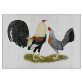 Game Fowl Pair Schneidebrett (Vorderseite)