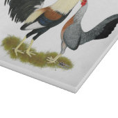Game Fowl Pair Schneidebrett (Ecke)