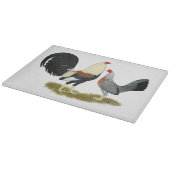 Game Fowl Pair Schneidebrett (Ecke)