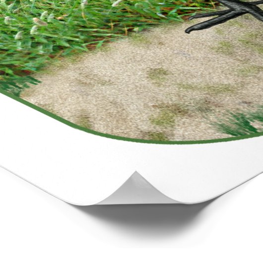 Game Fowl Wreath Poster (Ecke)