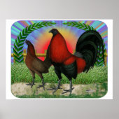 Game Fowl Wreath Poster (Vorne)