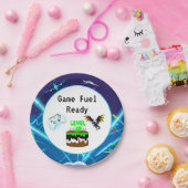 Game Fuel Bereit Happy Geburtstag Kritischer Hit! Pappteller (Party)