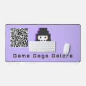 game gags galor Desk Mat Schreibtischunterlage (Tastatur & Maus)