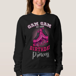 Game Gam of the Birthday Princess Roller Skate Ska Sweatshirt