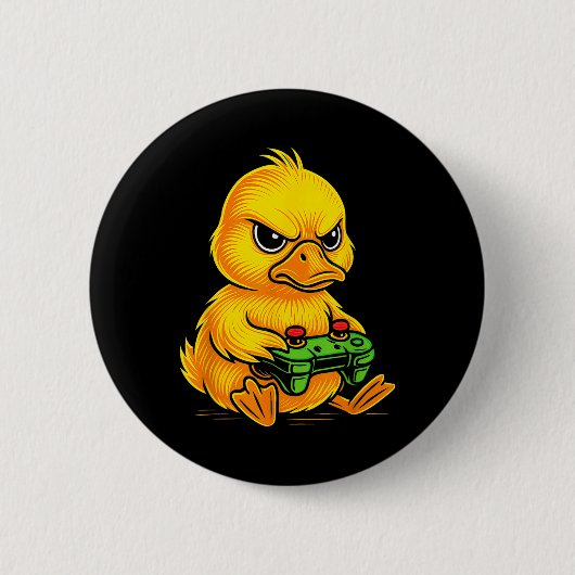 Game Gaming Animal Boys Gi Button (Vorderseite)