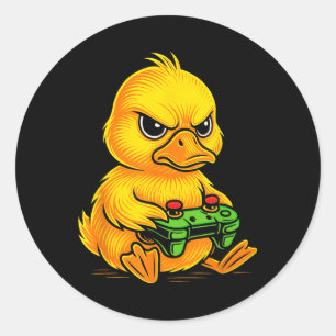 Game Gaming Animal Boys Gi Runder Aufkleber