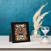 Game Gobble Repeat - Erntedank Turkey Gamer Fotoplatte (InSitu)