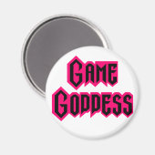 Game Goddess Magnet (Vorderseite/Rückseite)