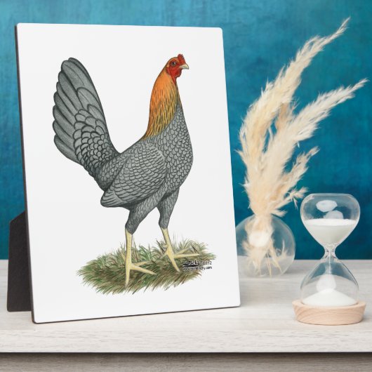 Game Hen Blue Red Fotoplatte (Seite)