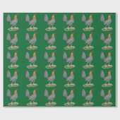 Game Hen Blue Red Geschenkpapier (Flach)
