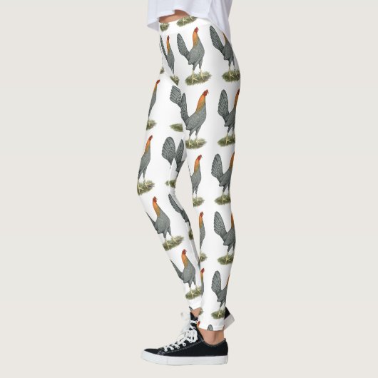 Game Hen Blue Red Leggings (Links)
