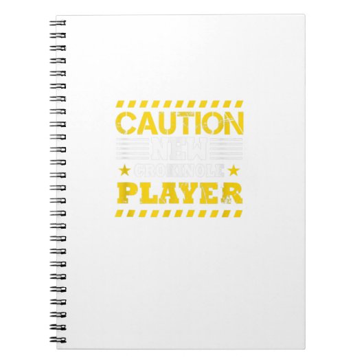 Game Hobby Player Crokinole Notizblock (Vorderseite)