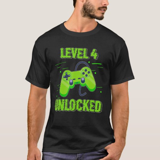 Game-Level-4-Videospielecontroller T-Shirt (Vorderseite)