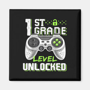 Game-Level am ersten Schultag Magnet