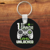 Game-Level am ersten Schultag Schlüsselanhänger (Vorderseite)