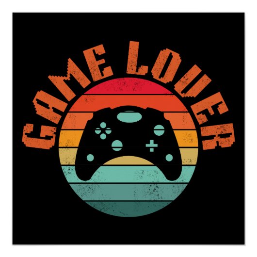 GAME LOVER GAMING CONTROLLER POSTER (Vorderseite)