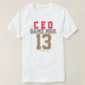 GAME MANAGER CEO T - SHIRT (Design vorne)