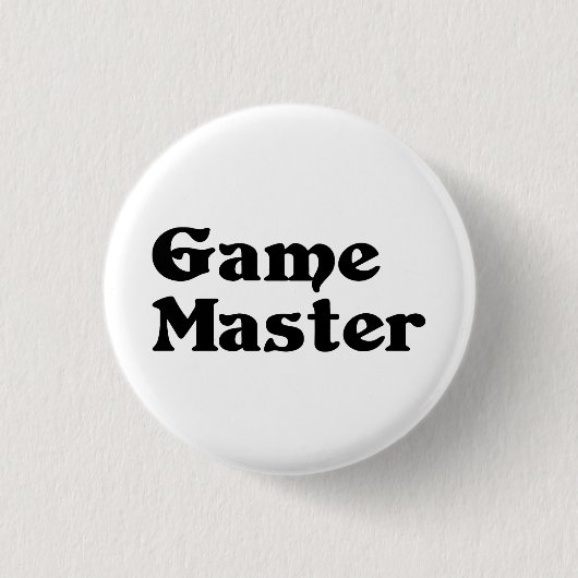 Game Master Button (Vorderseite)