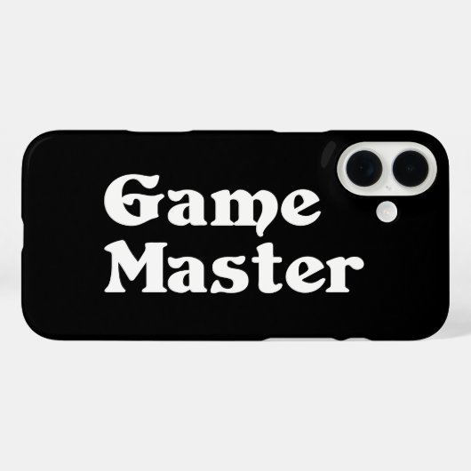 Game Master Case-Mate iPhone Hülle (Rückseite (Horizontal))
