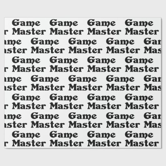 Game Master Geschenkpapier (Flach)