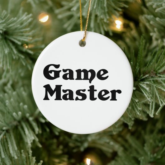 Game Master Keramik Ornament (Baum)