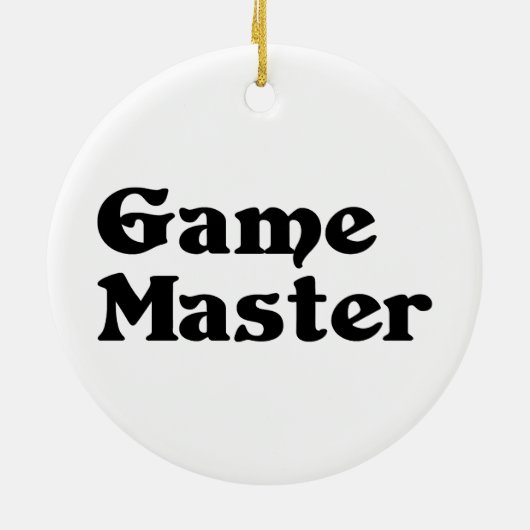 Game Master Keramik Ornament (Hinten)