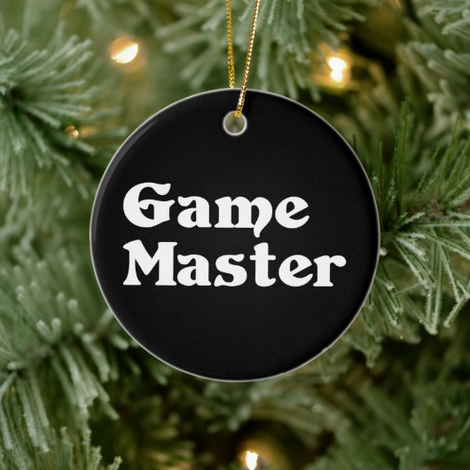 Game Master Keramik Ornament (Baum)