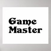 Game Master Poster (Vorne)