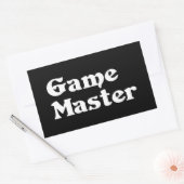 Game Master Rechteckiger Aufkleber (Umschlag)