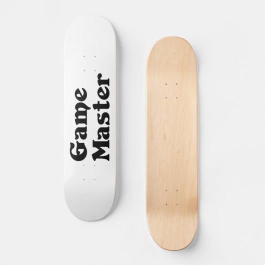 Game Master Skateboard (Vorderseite)