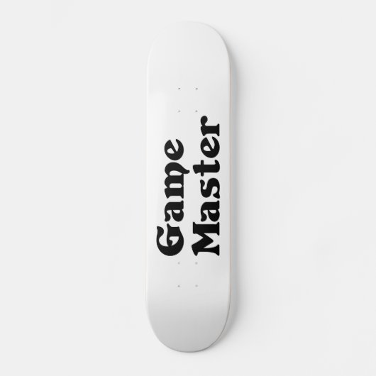 Game Master Skateboard (Vorderseite)