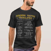 Game Master Translator RPG Tabletop Humor Tee (Vorderseite)