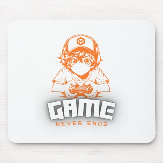 Game Never Ends Mauspad (Vorne)