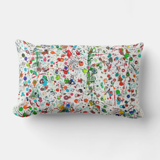 Game Night 2 Poly Lumbar Throw Kissen