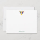 Game Night Bachelor Party Classic Gentleman Mitteilungskarte (Vorderseite)