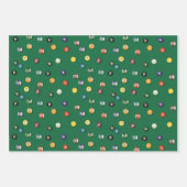 Game Night Birthday Billiard Billard Pool Table Geschenkpapier Set (Vorderseite 2)