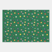 Game Night Birthday Billiard Billard Pool Table Geschenkpapier Set (Vorderseite)