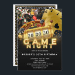 Game Night Birthday Party Black Gold Einladung<br><div class="desc">Game Night Party Black Gold Design. Matching Produkte finden Sie in der Casino Party Collection. Wenn Sie Fragen haben,  können Sie mich gerne kontaktieren.</div>