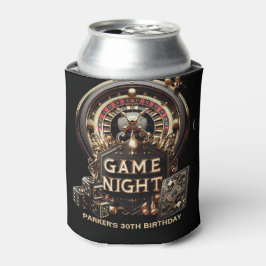 Game Night Casino Geburtstag Custom Dosenkühler