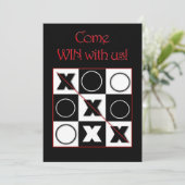 Game Night Einladungen - Gewinnen Sie mit uns (Stehend Vorderseite)