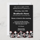 Game Night Einladungen - Gewinnen Sie mit uns (Rückseite)