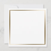 Game Night Gold Ace of Hearts Einladung (Rückseite)