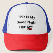 Game Night Hat Truckerkappe (Vorderseite)