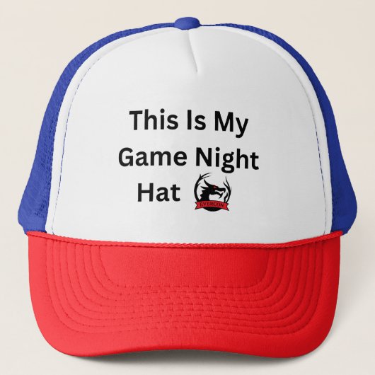 Game Night Hat Truckerkappe (Vorderseite)