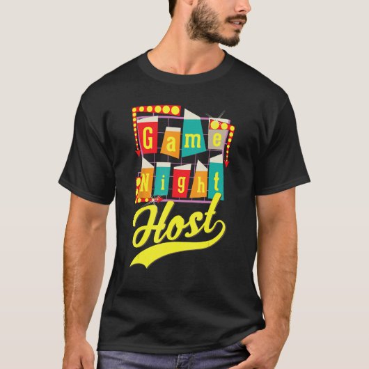 Game Night Host Family Board Game Trivia Night T-Shirt (Vorderseite)