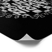 Game Night King Board Game Geek Funny Gamer Poster (Ecke)