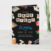 Game Night Party Einladung, Housewarming Party Einladung (Vorderseite)