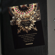 Game Night Partys Black Gold Custom