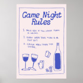 Game Night Rules Poster (Vorne)