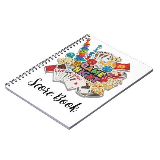 Game Night score Notizblock (Linke Seite)